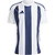 Adidas Striped 24 Maillot À Manches Courtes Hommes - Blanc / Navy