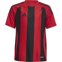 Adidas Striped 24 Maillot À Manches Courtes Enfants - Rouge / Noir