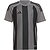 Adidas Striped 24 Shirt Korte Mouw Kinderen - Grijs / Zwart