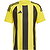 Adidas Striped 24 Shirt Korte Mouw Kinderen - Geel / Zwart