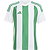 Adidas Striped 24 Shirt Korte Mouw Kinderen - Wit / Groen
