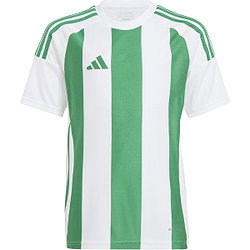 Adidas Striped 24 Shirt Korte Mouw Kinderen - Wit / Groen