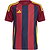 Adidas Striped 24 Shirt Korte Mouw Kinderen - Bordeaux / Navy / Geel