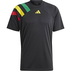 Adidas Fortore 23 Shirt Korte Mouw Heren - Zwart / Groen / Geel / Rood