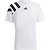 Adidas Fortore 23 Shirt Korte Mouw Heren - Wit / Zwart