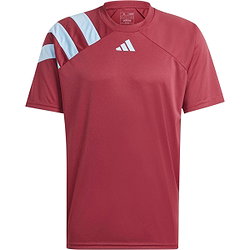 Adidas Fortore 23 Maillot Manches Courtes Hommes - Burgundy / Bleu Ciel
