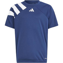 Présentation: Adidas Fortore 23 Maillot Manches Courtes Enfants - Navy / Blanc
