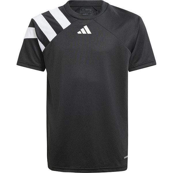 Adidas Fortore 23 Maillot Manches Courtes Enfants - Noir / Blanc