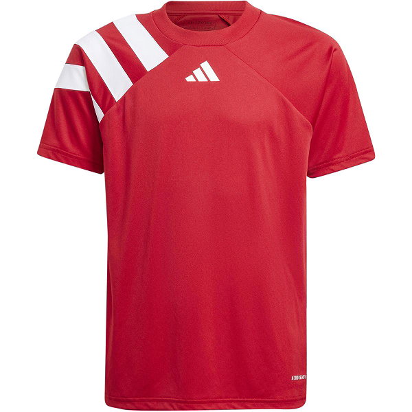Adidas Fortore 23 Maillot Manches Courtes Enfants - Rouge / Blanc