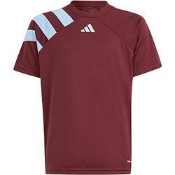 Adidas Fortore 23 Shirt Korte Mouw Kinderen - Burgundy / Hemelsblauw