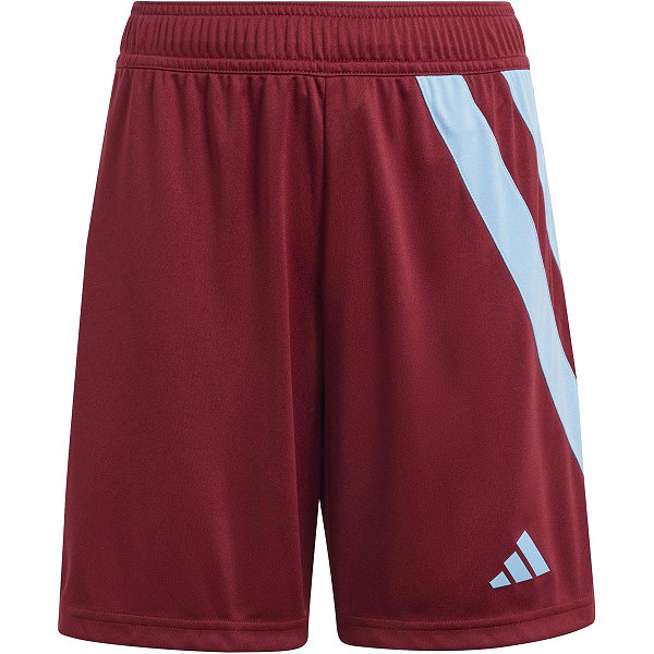Adidas Fortore 23 Short Enfants - Burgundy / Bleu Ciel