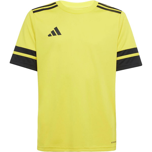 Adidas Squadra 25 Maillot À Manches Courtes Enfants - Jaune / Noir