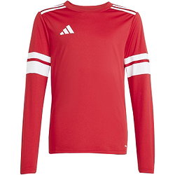 Adidas Squadra 25 Maillot À Manches Longues Enfants - Rouge / Blanc