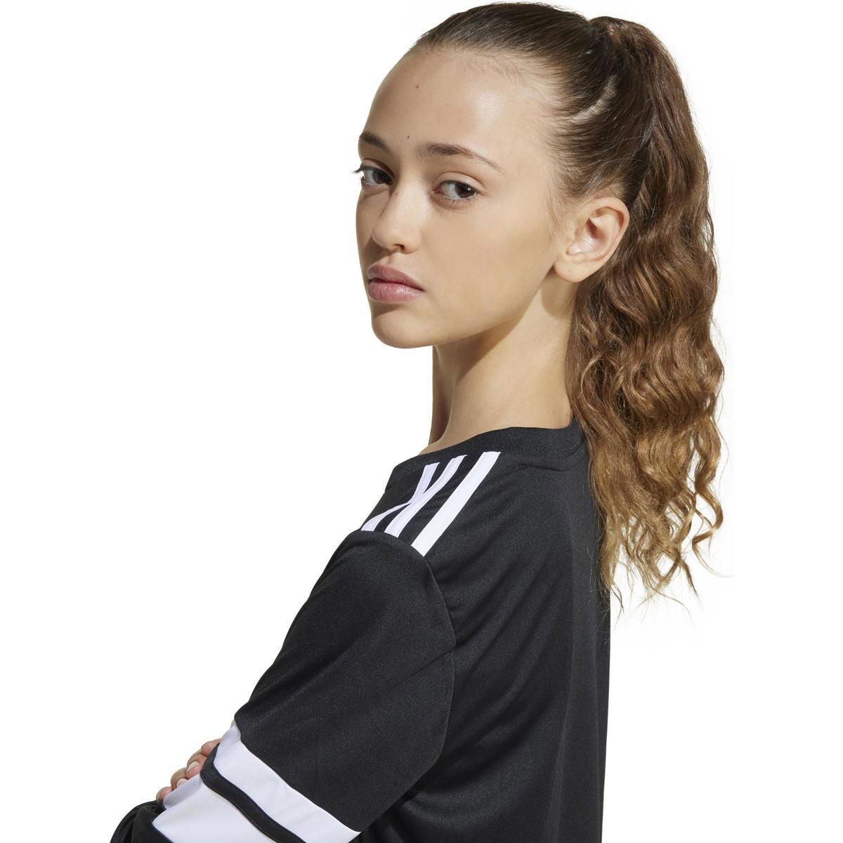 Adidas Squadra 25 Maillot À Manches Longues pour Enfants Noir