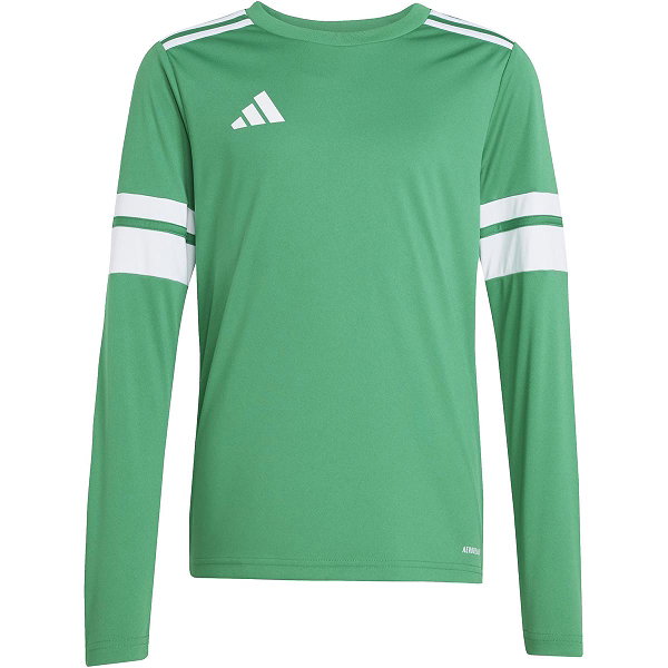 Adidas Squadra 25 Trikot Langarm Kinder - Grün / Weiß