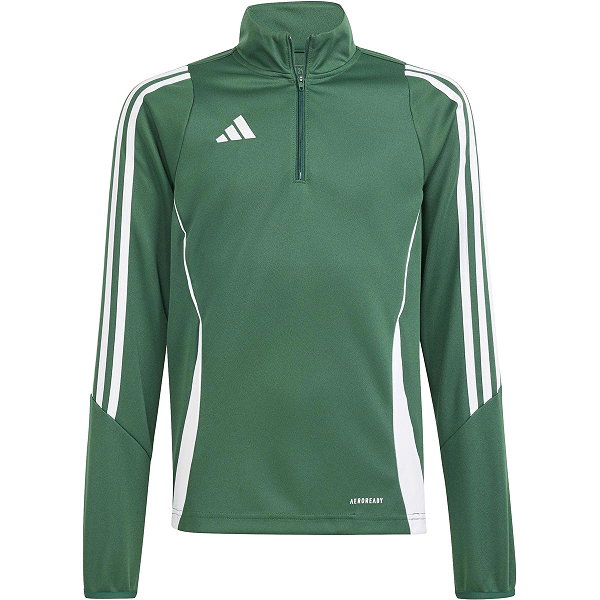 Adidas Tiro 24 Ziptop Enfants - Vert / Blanc