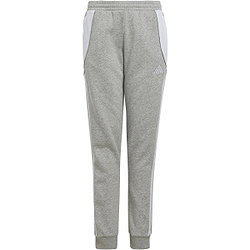 Adidas Tiro 24 Sweathose Kinder - Hellgrau Meliert / Weiß