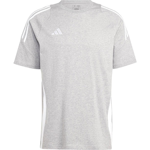 Adidas Tiro 24 Sweat-Shirt Hommes - Gris Clair Mélange / Blanc
