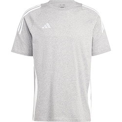 Présentation: Adidas Tiro 24 Sweat-Shirt Hommes - Gris Clair Mélange / Blanc