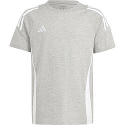 Adidas Tiro 24 Sweatshirt Kinderen - Lichtgrijs Gemeleerd / Wit