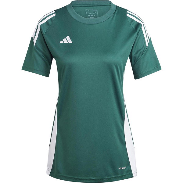 Adidas Tiro 24 T-Shirt Damen - Grün / Weiß