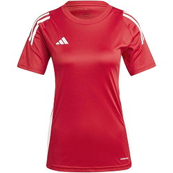 Adidas Tiro 24 T-Shirt Femmes - Rouge / Blanc