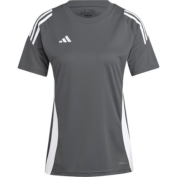 Adidas Tiro 24 T-Shirt Dames - Grijs / Wit