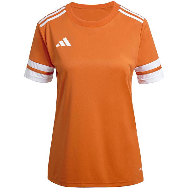 Adidas Squadra 25 Shirt Korte Mouw Dames - Oranje / Wit