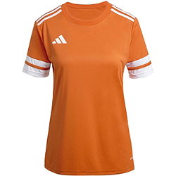 Adidas Squadra 25 Maillot Manches Courtes Femmes - Orange / Blanc