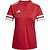 Adidas Squadra 25 Maillot Manches Courtes Femmes - Rouge / Blanc