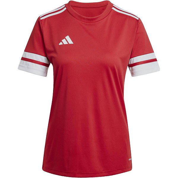 Adidas Squadra 25 Maillot Manches Courtes Femmes - Rouge / Blanc