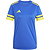 Adidas Squadra 25 Maillot Manches Courtes Femmes - Royal / Jaune