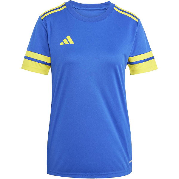 Adidas Squadra 25 Maillot Manches Courtes Femmes - Royal / Jaune