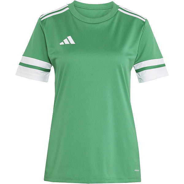 Adidas Squadra 25 Maillot Manches Courtes Femmes - Vert / Blanc