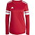 Adidas Squadra 25 Shirt Lange Mouw Dames - Rood / Wit