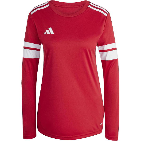 Adidas Squadra 25 Trikot Langarm Damen - Rot / Weiß