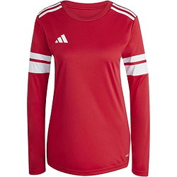 Vorschau: Adidas Squadra 25 Trikot Langarm Damen - Rot / Weiß