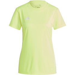 Adidas Tabela 23 Shirt Korte Mouw Dames - Fluogeel / Wit