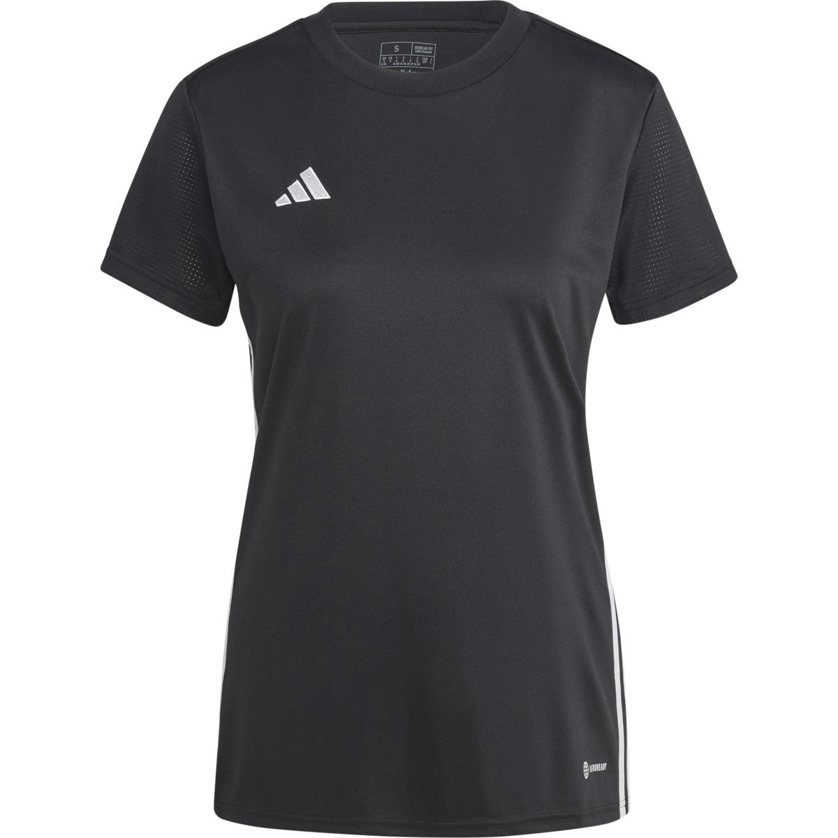 Adidas Entrada 22 Shirt Korte Mouw voor Dames | Zwart | Teamswear