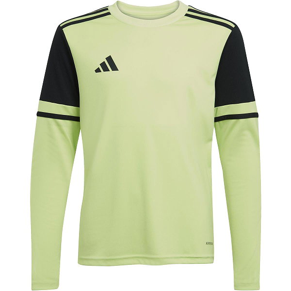 Adidas Squadra 25 Maillot De Gardien Manches Longues Enfants - Lime / Noir