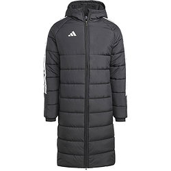 Adidas Tiro 24 Long Coach Jacket Heren - Zwart / Wit