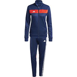 Adidas Tiro 25 Essentials Trainingspak voor Dames Navy Rood