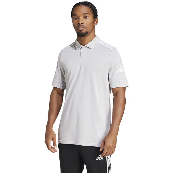 Adidas Squadra 25 Polo Hommes - Gris / Blanc
