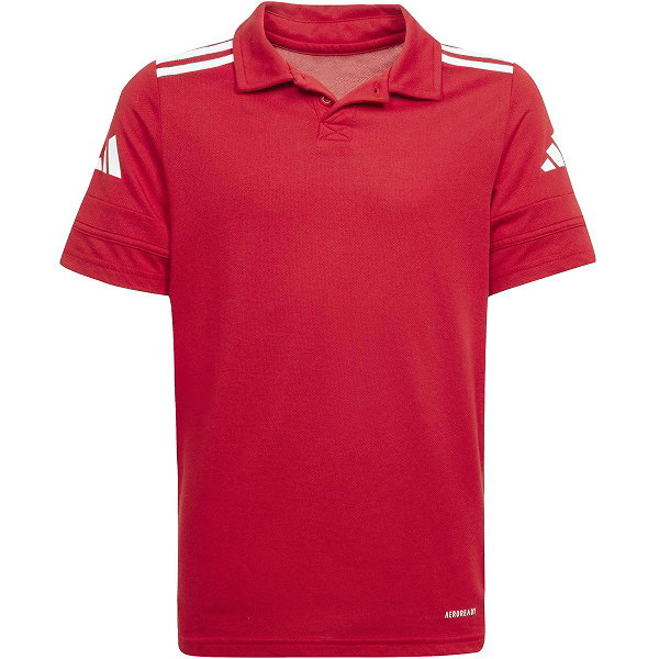 Adidas Squadra 25 Polo Enfants - Rouge / Blanc