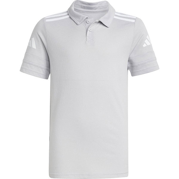 Adidas Squadra 25 Polo Enfants - Gris / Blanc