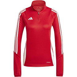 Adidas Tiro 24 Ziptop Femmes - Rouge / Blanc