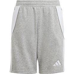 Adidas Tiro 24 Sweatshort Kinderen - Lichtgrijs Gemeleerd / Wit