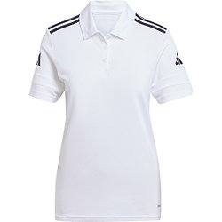 Adidas Squadra 25 Poloshirt Damen - Weiß / Schwarz