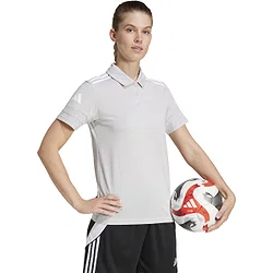 Adidas Squadra 25 Poloshirt Damen - Grau / Weiß