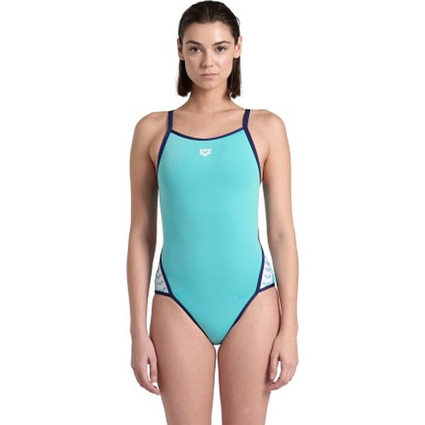 Arena Icons Super Fly Back Solid Badeanzug Damen - Hellblau